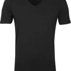 Basic T-shirts Levi's T-Shirt V-Hals Zwart 2-Pack -Aanbiedingen Shirt Vorm Winkel 65286 2 1