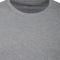 Basic T-shirts Levi's T-shirt Ronde Hals Grijs 2Pack -Aanbiedingen Shirt Vorm Winkel 65287 3