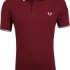 Slim-Fit Polo's Fred Perry Polo Bordeaux Rood 1 Slim-Fit Polo's Fred Perry Polo Bordeaux Rood -Aanbiedingen Shirt Vorm Winkel 65307 1