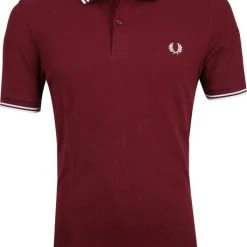 Slim-Fit Polo's Fred Perry Polo Bordeaux Rood