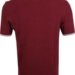 Slim-Fit Polo's Fred Perry Polo Bordeaux Rood -Aanbiedingen Shirt Vorm Winkel 65307 4