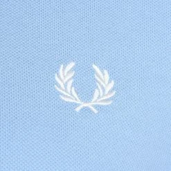 Slim-Fit Polo's Fred Perry Polo Lichtblauw L15 -Aanbiedingen Shirt Vorm Winkel 65753 3