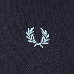 Slim-Fit Polo's Fred Perry Polo M12 Donkerblauw -Aanbiedingen Shirt Vorm Winkel 66886 3