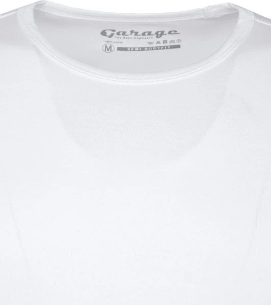 Basic T-shirts Garage Basic T-shirt Longsleeve Wit 7 Basic T-shirts Garage Basic T-shirt Longsleeve Wit - Afbeelding 5