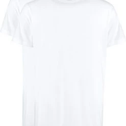 Basic T-shirts Slater 2-pack T-shirt Extra Lang Wit