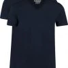 Basic T-shirts Garage 2-Pack Basic T-shirt Bio V-Neck Donkerblauw -Aanbiedingen Shirt Vorm Winkel 67818 1