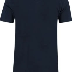 Basic T-shirts Garage 2-Pack Basic T-shirt Bio V-Neck Donkerblauw -Aanbiedingen Shirt Vorm Winkel 67818 2