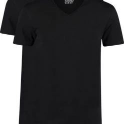 Basic T-shirts Garage 2-Pack Basic T-shirt Bio V-Neck Zwart 8 Basic T-shirts Garage 2-Pack Basic T-shirt Bio V-Neck Zwart -Aanbiedingen Shirt Vorm Winkel 67820 1 1