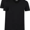 Basic T-shirts Garage 2-Pack Basic T-shirt Bio V-Neck Zwart -Aanbiedingen Shirt Vorm Winkel 67820 1