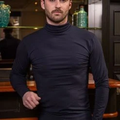 Basic T-shirts Alan Red Master Col Longsleeve Shirt Donkerblauw -Aanbiedingen Shirt Vorm Winkel 67914 4