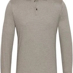 Poloshirts Met Lange Mouwen Desoto New Hai Polo Grijs