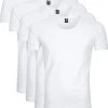 Basic T-shirts Suitable T-shirt Stretch 4-Pack O-Hals Wit -Aanbiedingen Shirt Vorm Winkel 68285 1