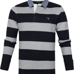Poloshirts Met Lange Mouwen Gant Rugger LS Polo Grijs Donkerblauw 12 Poloshirts Met Lange Mouwen Gant Rugger LS Polo Grijs Donkerblauw -Aanbiedingen Shirt Vorm Winkel 68494 1 1