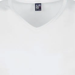 Basic T-shirts Alan Red Oklahoma T-shirt Stretch Wit (2pack) -Aanbiedingen Shirt Vorm Winkel 6851 18