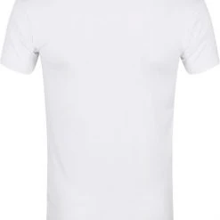 Basic T-shirts Alan Red Oklahoma T-shirt Stretch Wit (2pack) -Aanbiedingen Shirt Vorm Winkel 6851 19