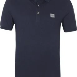 Slim-Fit Polo's Hugo Boss Polo Passenger Donkerblauw -Aanbiedingen Shirt Vorm Winkel 68873 1 1