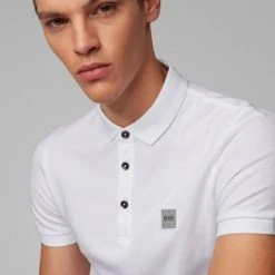 Slim-Fit Polo's Hugo Boss Polo Passenger Wit 10 Slim-Fit Polo's Hugo Boss Polo Passenger Wit -Aanbiedingen Shirt Vorm Winkel 68883 3