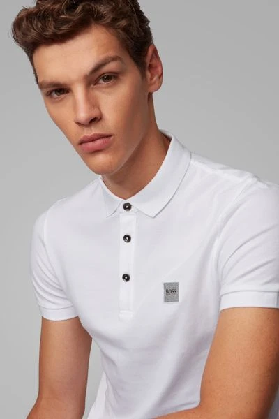 Slim-Fit Polo's Hugo Boss Polo Passenger Wit 5 Slim-Fit Polo's Hugo Boss Polo Passenger Wit - Afbeelding 3