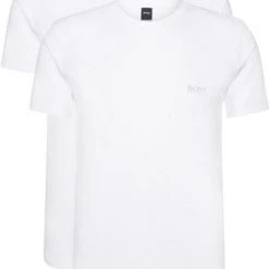 Basic T-shirts Hugo Boss T-shirt Regular Fit 2-Pack Wit -Aanbiedingen Shirt Vorm Winkel 68899 1 1