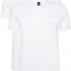 Basic T-shirts Hugo Boss T-shirt Regular Fit 2-Pack Wit -Aanbiedingen Shirt Vorm Winkel 68899 1