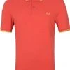 Slim-Fit Polo's Fred Perry Polo M3600 Zomer Rood -Aanbiedingen Shirt Vorm Winkel 69537 1