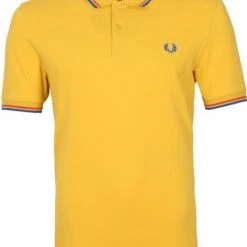 Slim-Fit Polo's Fred Perry Polo M3600 Geel -Aanbiedingen Shirt Vorm Winkel 69540 9 1
