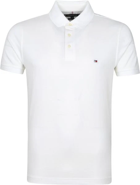 Slim-Fit Polo's Tommy Hilfiger 1985 Poloshirt Wit 3 Slim-Fit Polo's Tommy Hilfiger 1985 Poloshirt Wit