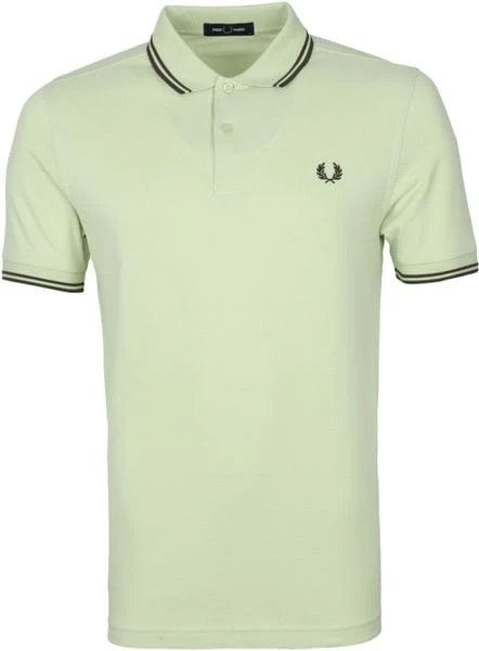 Slim-Fit Polo's Fred Perry Polo M3600 Lichtgroen 8 Slim-Fit Polo's Fred Perry Polo M3600 Lichtgroen - Afbeelding 6