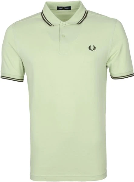 Slim-Fit Polo's Fred Perry Polo M3600 Lichtgroen 3 Slim-Fit Polo's Fred Perry Polo M3600 Lichtgroen