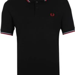 Slim-Fit Polo's Fred Perry Polo M3600 Zwart N46