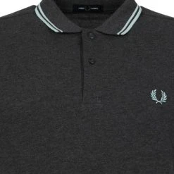 Slim-Fit Polo's Fred Perry Polo M3600 Antraciet N49 -Aanbiedingen Shirt Vorm Winkel 70249 2 1