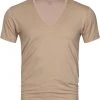 Basic T-shirts Mey Dry Cotton V-hals T-shirt Beige 2 Basic T-shirts Mey Dry Cotton V-hals T-shirt Beige -Aanbiedingen Shirt Vorm Winkel 70288 1