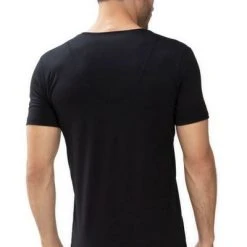 Basic T-shirts Mey Dry Cotton V-hals T-shirt Zwart 11 Basic T-shirts Mey Dry Cotton V-hals T-shirt Zwart -Aanbiedingen Shirt Vorm Winkel 70289 4