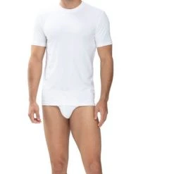 Basic T-shirts Mey Dry Cotton Olympia T-shirt Wit -Aanbiedingen Shirt Vorm Winkel 70292 5
