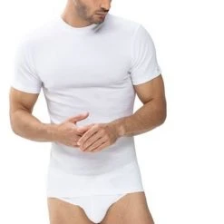 Basic T-shirts Mey Noblesse Olympia T-shirt Wit -Aanbiedingen Shirt Vorm Winkel 70305 3