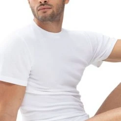 Basic T-shirts Mey Noblesse Olympia T-shirt Wit -Aanbiedingen Shirt Vorm Winkel 70305 6