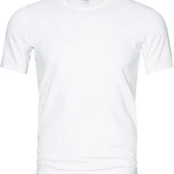 Basic T-shirts Mey O-hals Dry Cotton T-shirt Wit