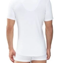 Basic T-shirts Mey O-hals Dry Cotton T-shirt Wit -Aanbiedingen Shirt Vorm Winkel 70316 4