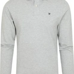 Poloshirts Met Lange Mouwen Hackett LS Polo Grijs