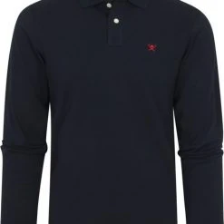 Poloshirts Met Lange Mouwen Hackett LS Polo Donkerblauw