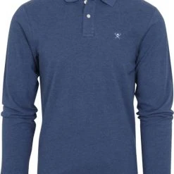 Poloshirts Met Lange Mouwen Hackett LS Polo Aquablauw