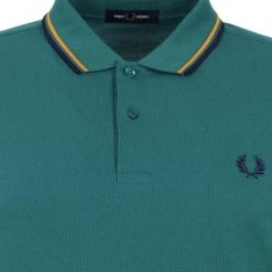 Slim-Fit Polo's Fred Perry Polo M3600 Groen L24 -Aanbiedingen Shirt Vorm Winkel 70530 2 1