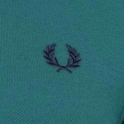 Slim-Fit Polo's Fred Perry Polo M3600 Groen L24 -Aanbiedingen Shirt Vorm Winkel 70530 3