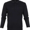 Poloshirts Met Lange Mouwen Scotch And Soda Long Sleeve Polo Donkerblauw