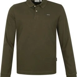 Poloshirts Met Lange Mouwen Napapijri Ebir Longsleeve Polo Donkergroen