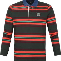 New Zealand Auckland Poloshirts Met Lange Mouwen NZA Polo LS Tinline Donkergroen