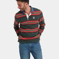 New Zealand Auckland Poloshirts Met Lange Mouwen NZA Polo LS Tinline Donkergroen -Aanbiedingen Shirt Vorm Winkel 70982 6