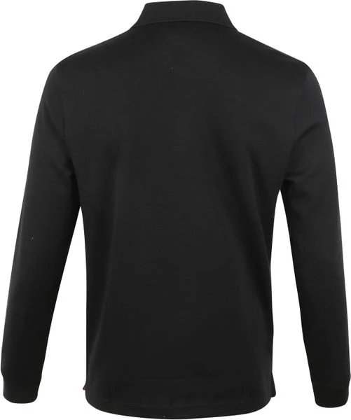 Poloshirts Met Lange Mouwen Casa Moda Long Sleeve Polo Racing Zwart 5 Poloshirts Met Lange Mouwen Casa Moda Long Sleeve Polo Racing Zwart - Afbeelding 3