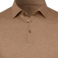 Poloshirts Met Lange Mouwen Desoto New Hai Polo LS Bruin -Aanbiedingen Shirt Vorm Winkel 71215 2 1