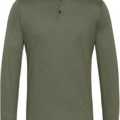 Poloshirts Met Lange Mouwen Desoto New Hai Polo LS Donkergroen -Aanbiedingen Shirt Vorm Winkel 71217 1 1